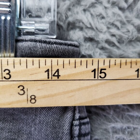 Old Navy Jeans Womens Size 6 Gray Rockstar Super Skinny Button Fly Stretch Denim - Picture 5 of 10
